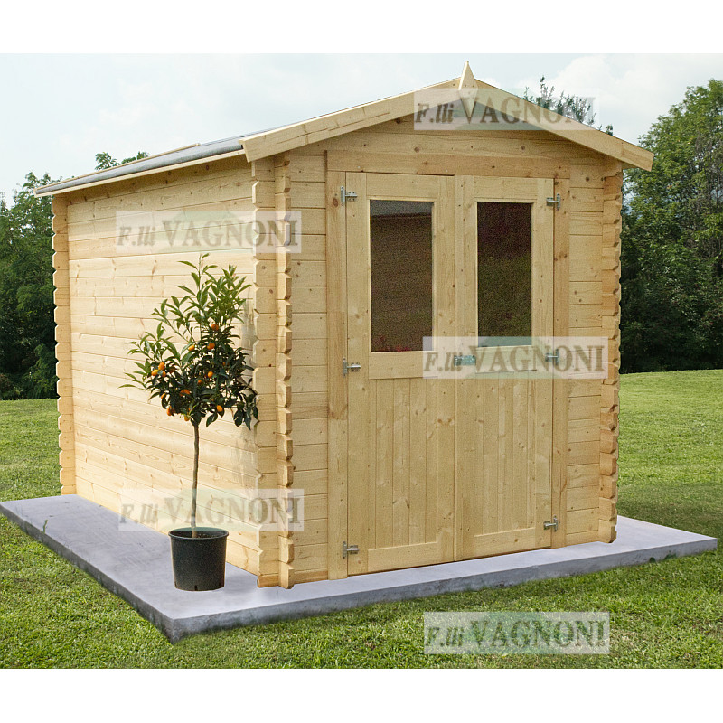 CASETTA IN LEGNO Cm. 200x300 pareti 28 mm.